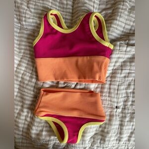 LainSnow starburst kini girls size 12/24m